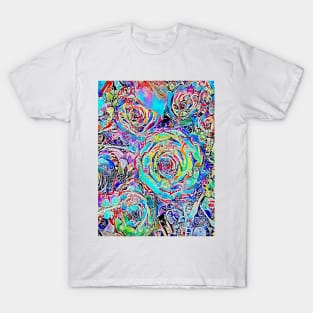 psychedelic flowers T-Shirt
